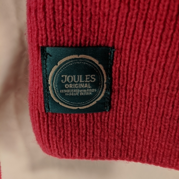 Joules Teal Blue Green Puffer Vest Matching Striped Scarf Pink US 4 M_DOWNHAM - Picture 4 of 12